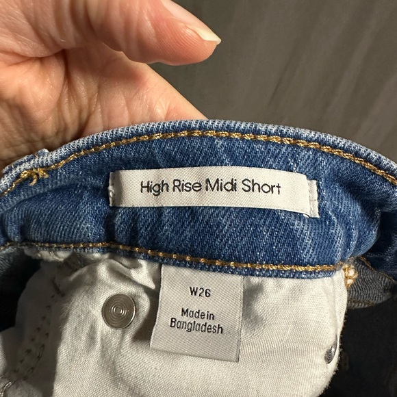 Calvin Klein Blue Jean Shorts - Picture 4 of 4